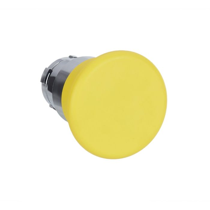 ปุ่มกด SCHNEIDER ZB2BC5C แบบดอกเห็ด กดเด้งกลับ ขนาด 40 มมสีเหลือง