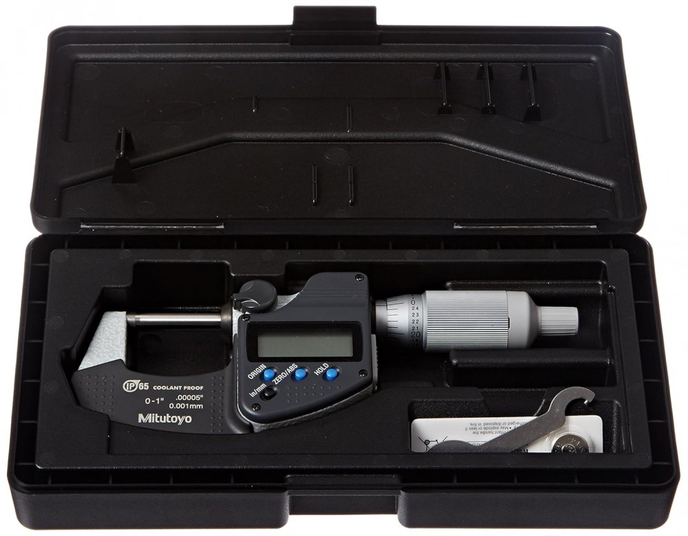ดิจิตอลไมโครมิเตอร์ MITUTOYO 293 334 30 Coolant Proof Series 293 ช่วงการวัด 0 25 มม 