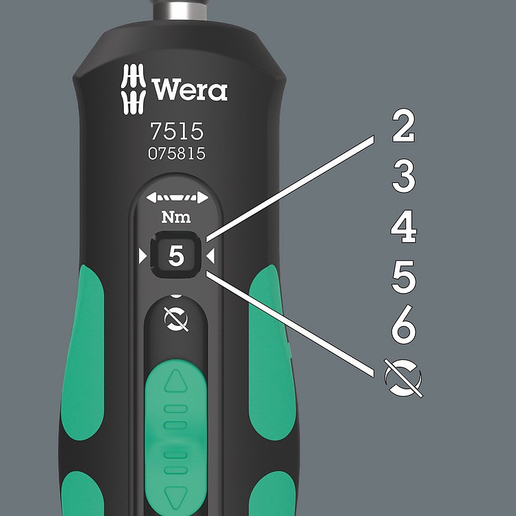 ไขควงวัดแรงบิด Wera 7515 Kraftform Safe Torque Speed 05075815001 ขนาด 2 6 Nm