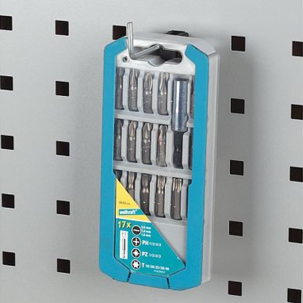 ตะขอเดี่ยว สำหรับแผงเครื่องมือเจาะรู Wolfcraft 6093000 WSS Pegboard Single Hook  10 ชิ้น 