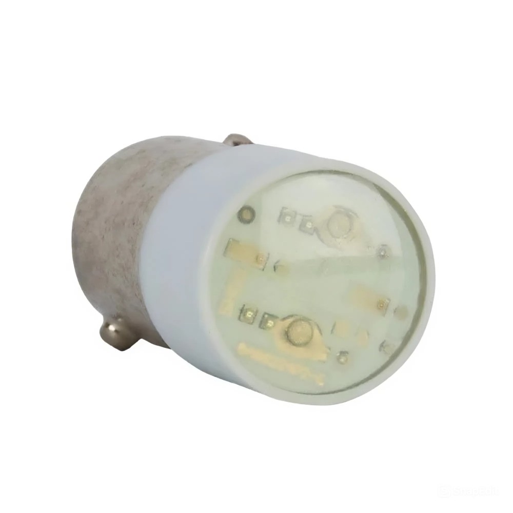 หลอด LED SCHNEIDER DL1 LED1105 BA9S ใช้กับไพล็อตแลมป์ แรงดัน 110V สีเหลือง