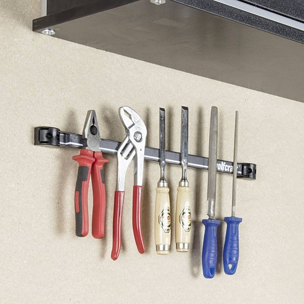 ชั้นวางเครื่องมือแม่เหล็ก Wolfcraft 6806000 Magnetic Tool Ledge