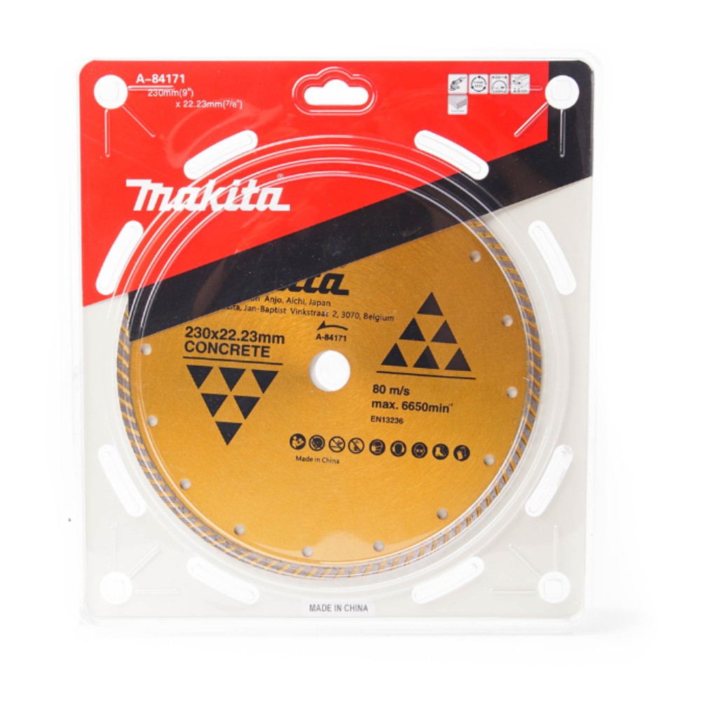ใบตัดเพชร MAKITA A 84171 สำหรับตัดคอนกรีต ขนาด 9 นิ้ว