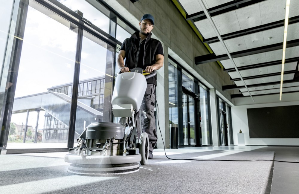 เครื่องขัดพื้น Karcher BDS 43  Orbital C Spray Single disc machine 1 291 253 0 พร้อมระบบพ่นน้ำยา