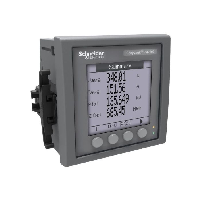 ดิจิทัลมิเตอร์ SCHNEIDER PM2220 สำหรับวัดค่ากำลังไฟฟ้าและพลังงานไฟฟ้า หน้าจอLCD RS485 คลาส 1
