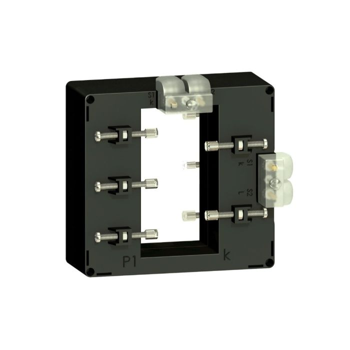 หม้อแปลงกระแสไฟฟ้า SCHNEIDER METSECT5DE150 พิกัดกระแส lp5A 1500 แบบเอาต์พุตคู่ สำหรับบาร์54x102 มม