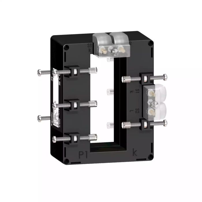 หม้อแปลงกระแสไฟฟ้า SCHNEIDER METSECT5DH125 พิกัดกระแส lp5A 1250 แบบเอาต์พุตคู่ สำหรับบาร์38x102 มม