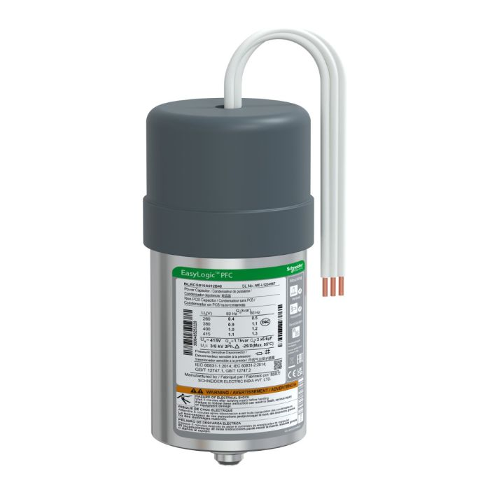 คาปาซิเตอร์ SCHNEIDER BLRCS010A012B40 รุ่น EasyLogic PFC 112 kVAR พิกัดแรงดันที่ 400 V