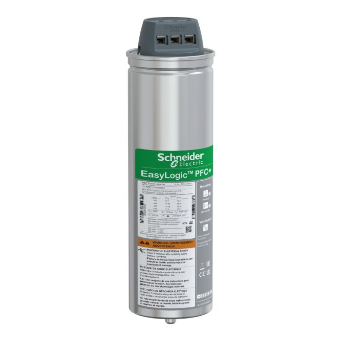 คาปาซิเตอร์ SCHNEIDER BLRCP172A206B52 รุ่น EasyLogic PFC 172206 kVAR พิกัดแรงดันที่ 525 V