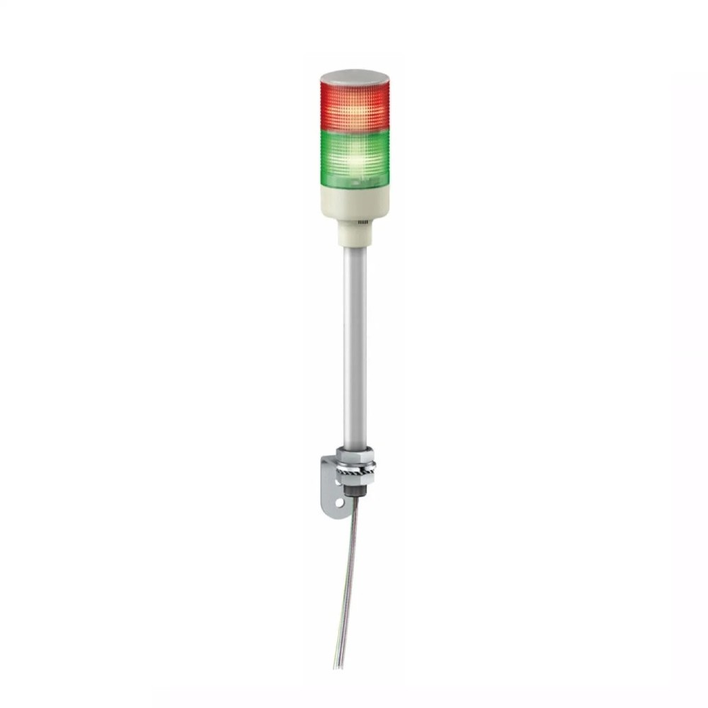 ทาวเวอร์ไลท์ SCHNEIDER XVGB2 Harmony XVG ไม่มีไซเรน ขาอลูมิเนียม ขนาด 60 mm  IP23 24V แดง เขียว