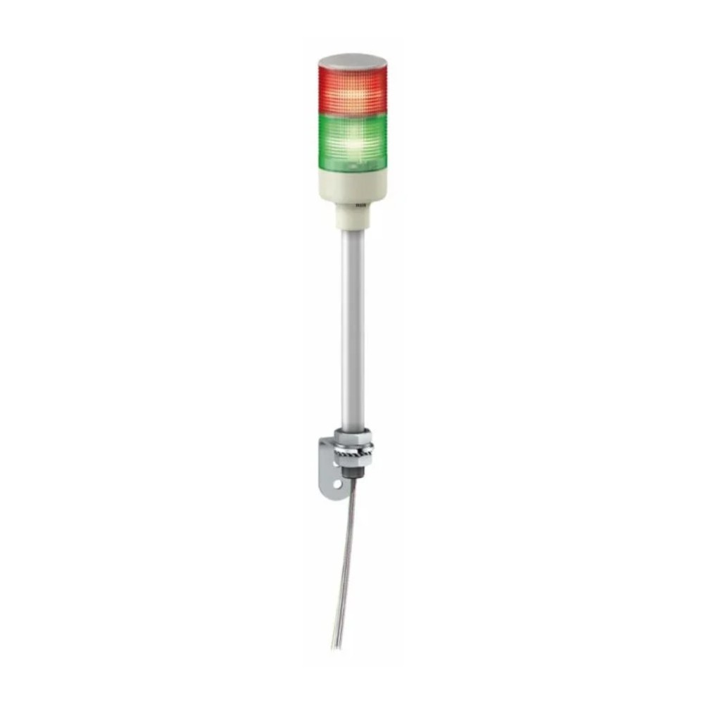 ทาวเวอร์ไลท์ SCHNEIDER XVGB2S Harmony XVG มีไซเรน ขาอลูมิเนียม ขนาด 60 mm  IP23 24V แดง เขียว