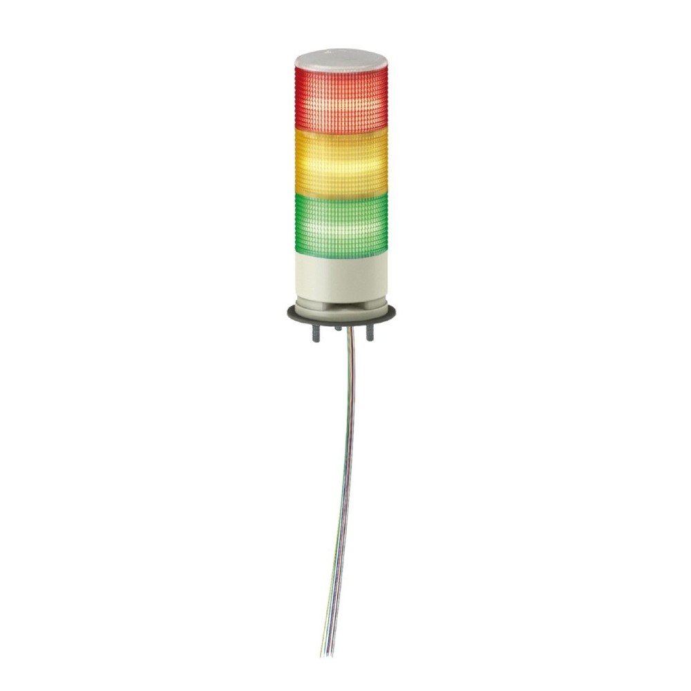 ทาวเวอร์ไลท์ SCHNEIDER XVGB3SW Harmony XVG มีไซเรน ฐานรอง ขนาด 60 mm  IP42 24V แดง ส้ม เขียว