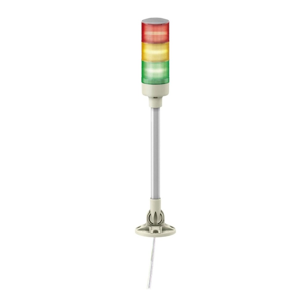 ทาวเวอร์ไลท์ SCHNEIDER XVGB3M ไม่มีไซเรน ขาอลูมิเนียมแบบพับได้ ขนาด 60 mm  IP40 24V แดง ส้ม เขียว