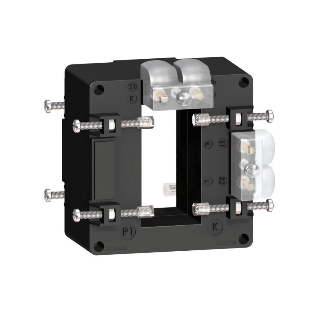 หม้อแปลงกระแสไฟฟ้า SCHNEIDER METSECT5DA125 พิกัดกระแส 1250A lp 5A แบบเอาต์พุตคู่ สำหรับบาร์ 32x65 มม 