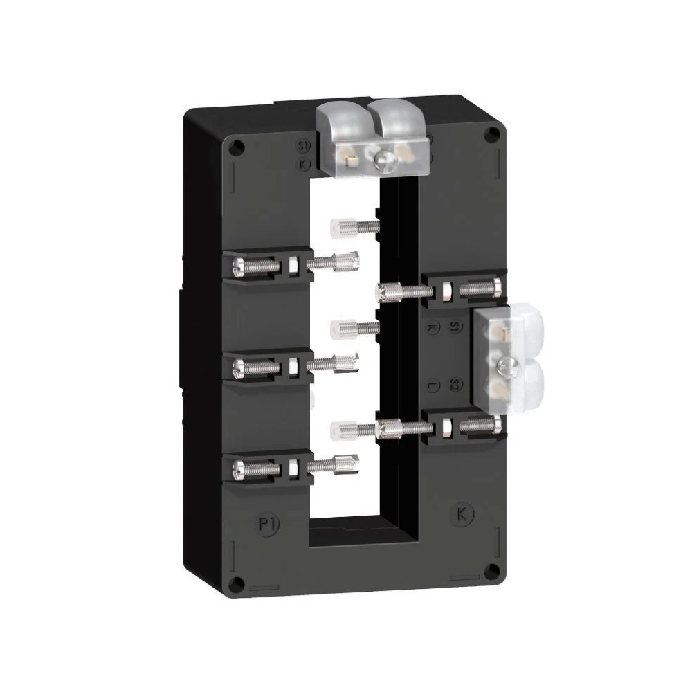 หม้อแปลงกระแสไฟฟ้า SCHNEIDER METSECT5DB250 พิกัดกระแส 2500A lp 5A แบบเอาต์พุตคู่ สำหรับบาร์ 38x127 มม 