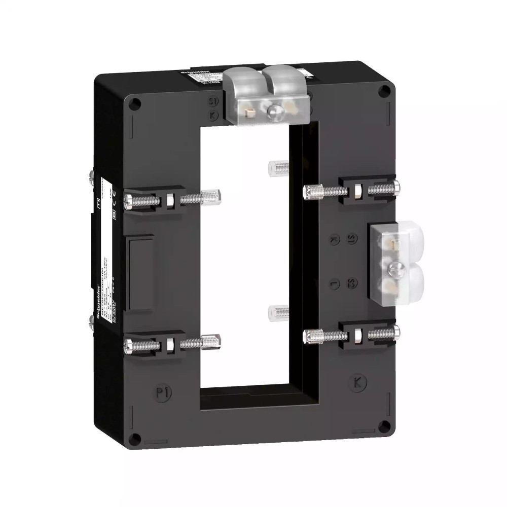 หม้อแปลงกระแสไฟฟ้า SCHNEIDER METSECT5DC250 พิกัดกระแส 2500A lp 5A แบบเอาต์พุตคู่ สำหรับบาร์ 52x127 มม 