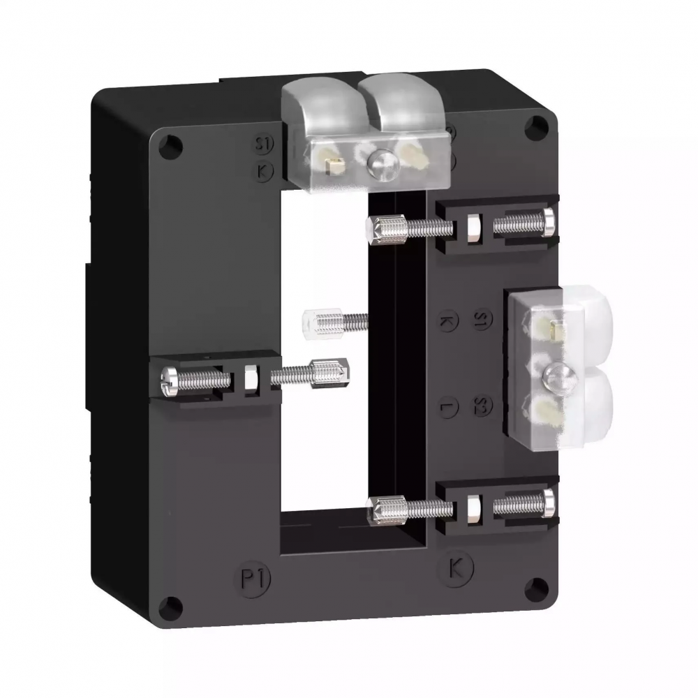 หม้อแปลงกระแสไฟฟ้า SCHNEIDER METSECT5DD100 พิกัดกระแส 1000A lp 5A แบบเอาต์พุตคู่ สำหรับบาร์ 34x84 มม 
