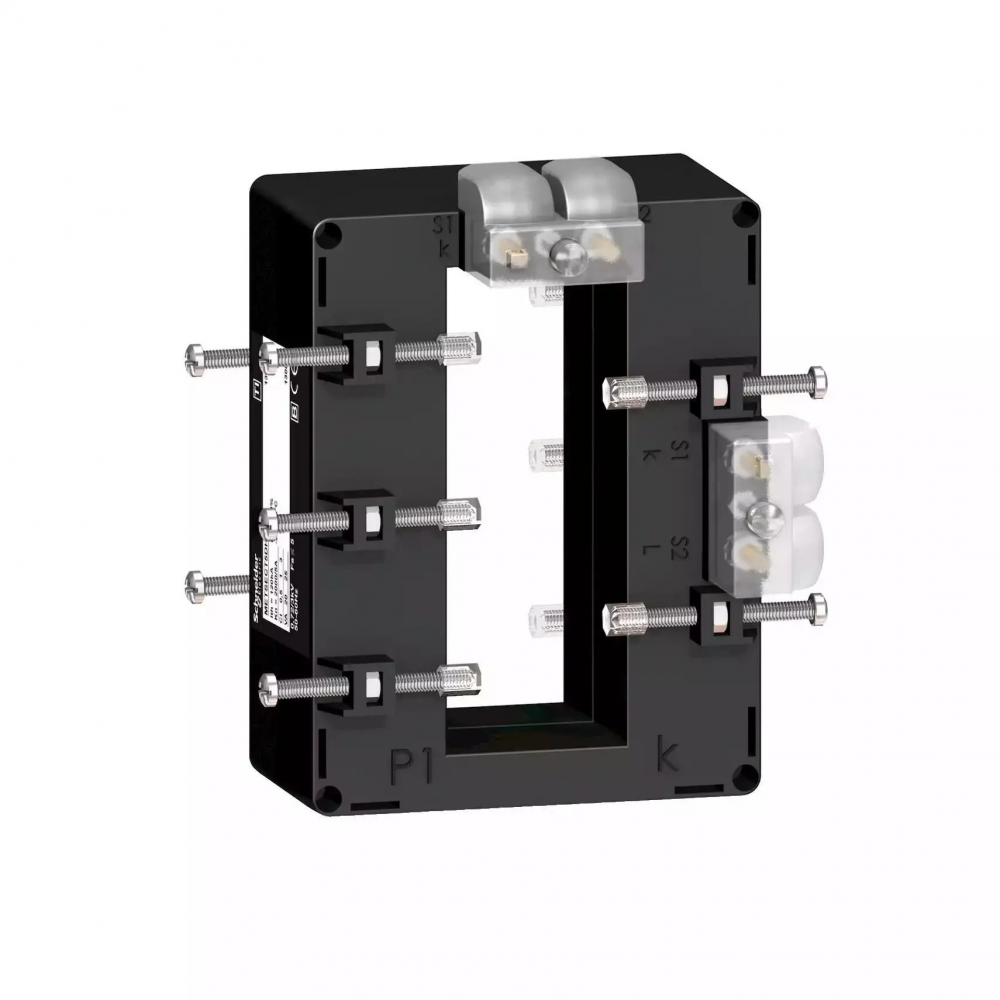 หม้อแปลงกระแสไฟฟ้า SCHNEIDER METSECT5DH150 พิกัดกระแส 1500A lp 5A แบบเอาต์พุตคู่ สำหรับบาร์ 38x102 มม 