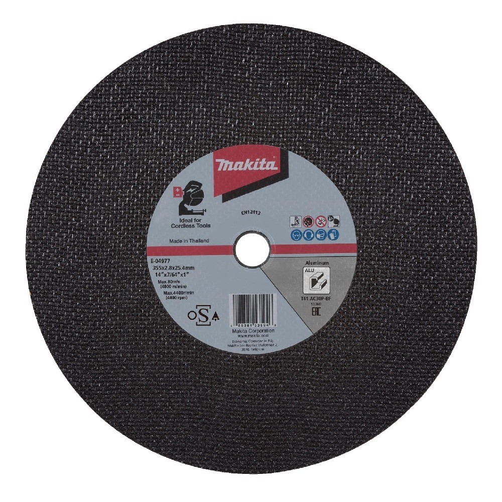 ใบตัดสแตนเลส MAKITA E04977  14 นิ้ว ขนาด 355×28mm AC30P