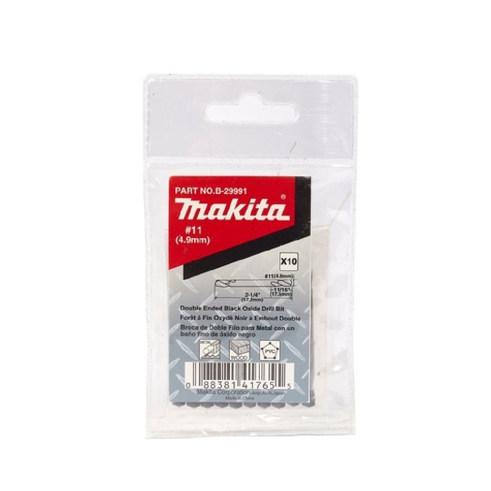 ดอกสว่านเจาะเหล็ก MAKITA B29991  2 ข้าง ขนาด 1149mm