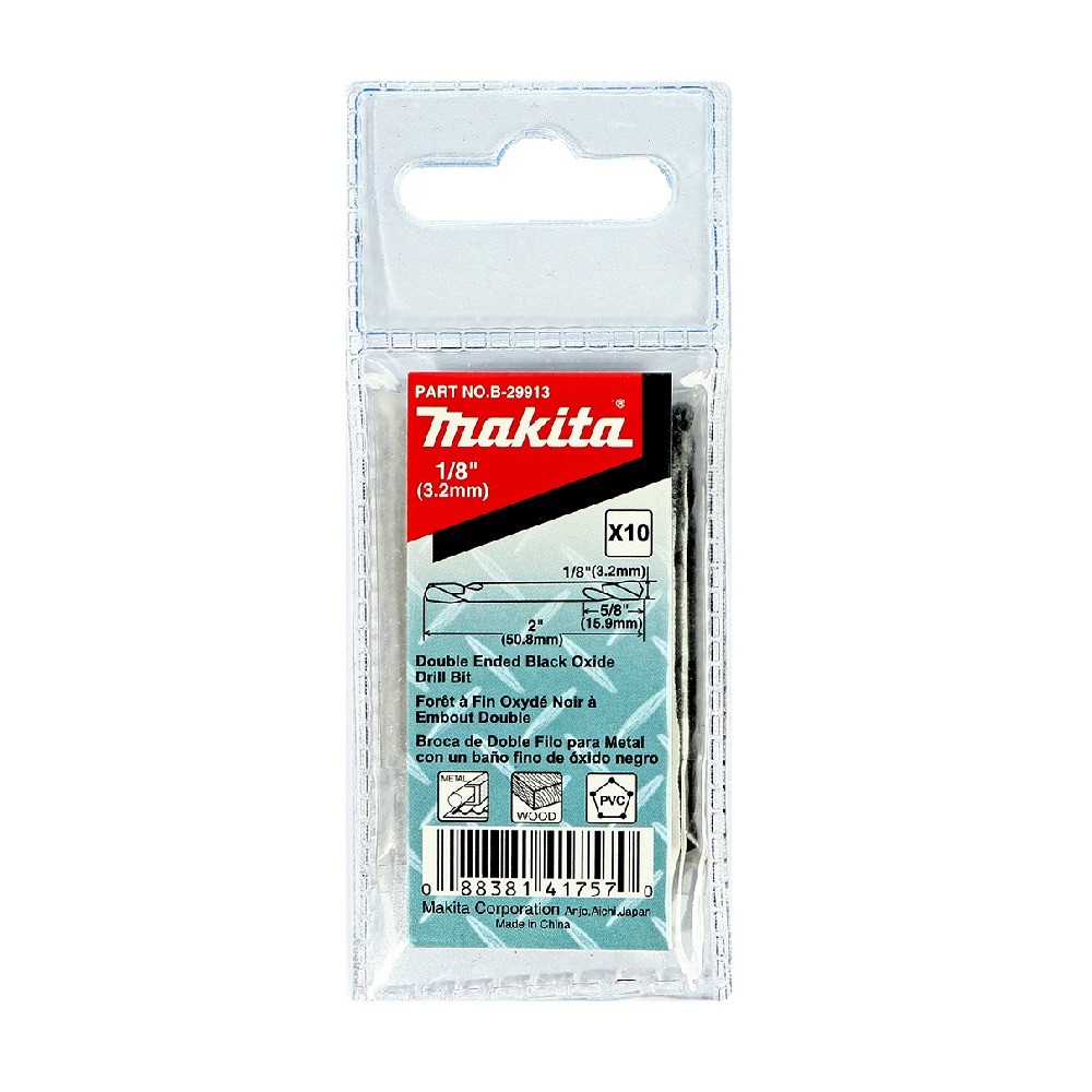 ดอกสว่านเจาะเหล็กคม  MAKITA  B29913  2 ข้าง ขนาด 18″x2″ นิ้ว