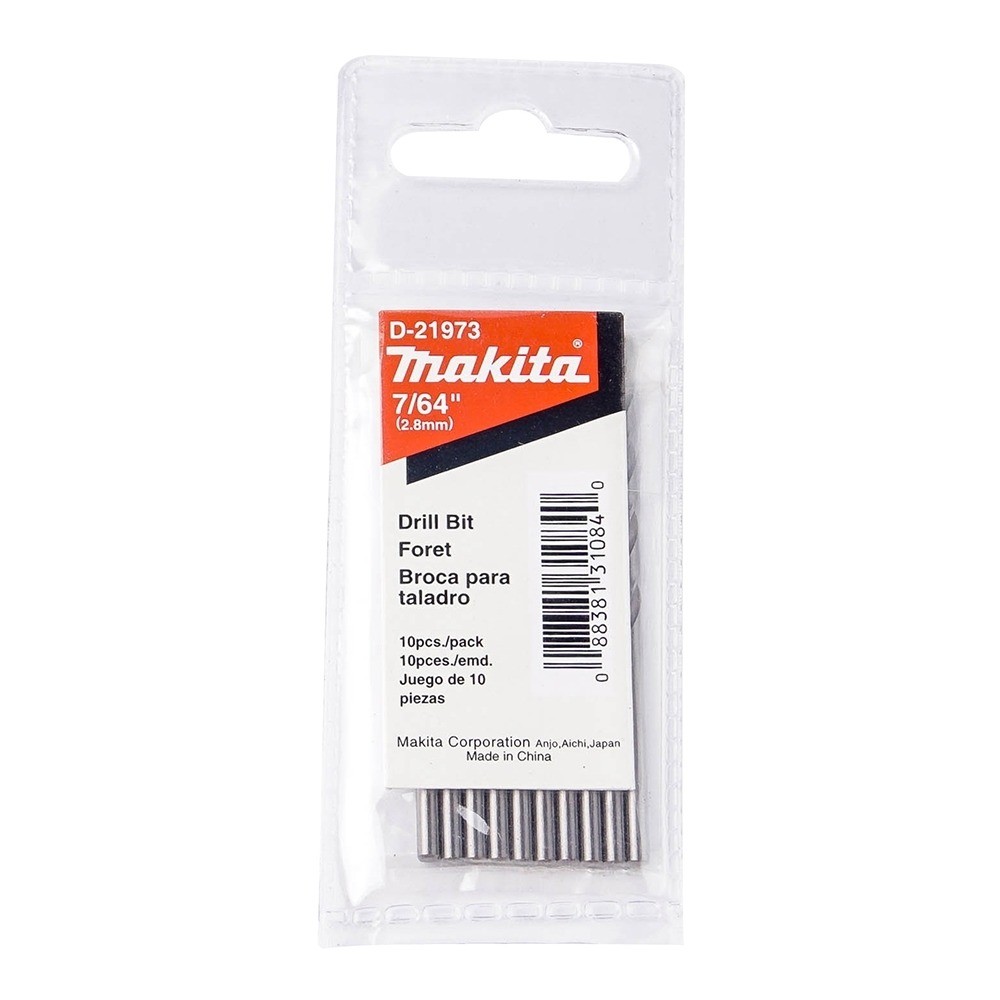 ดอกสว่านเจาะเหล็ก  MAKITA  D21973 HSSG ขนาด 764″x258″ นิ้ว