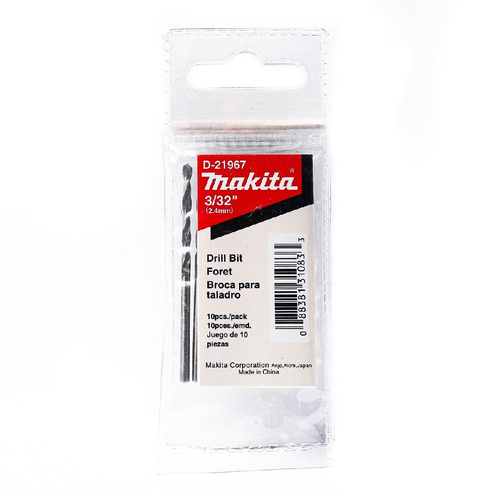 ดอกสว่านเจาะเหล็ก  MAKITA  D21967  HSSG ขนาด 332″x214″ นิ้ว