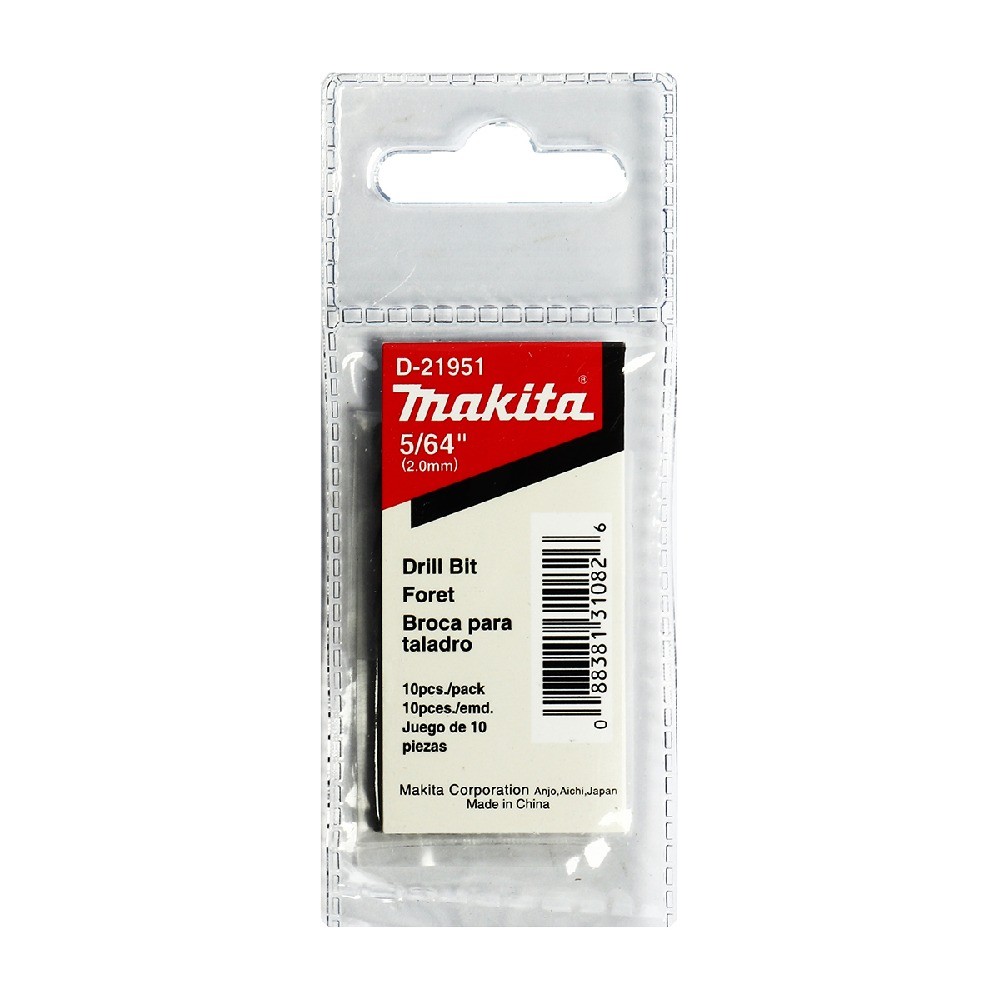 ดอกสว่านเจาะเหล็ก  MAKITA  D21951  HSSG ขนาด 564″x2″ นิ้ว