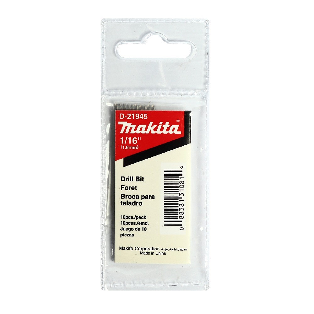 ดอกสว่านเจาะเหล็ก  MAKITA  D21945  HSSG ขนาด 116″x178″ นิ้ว