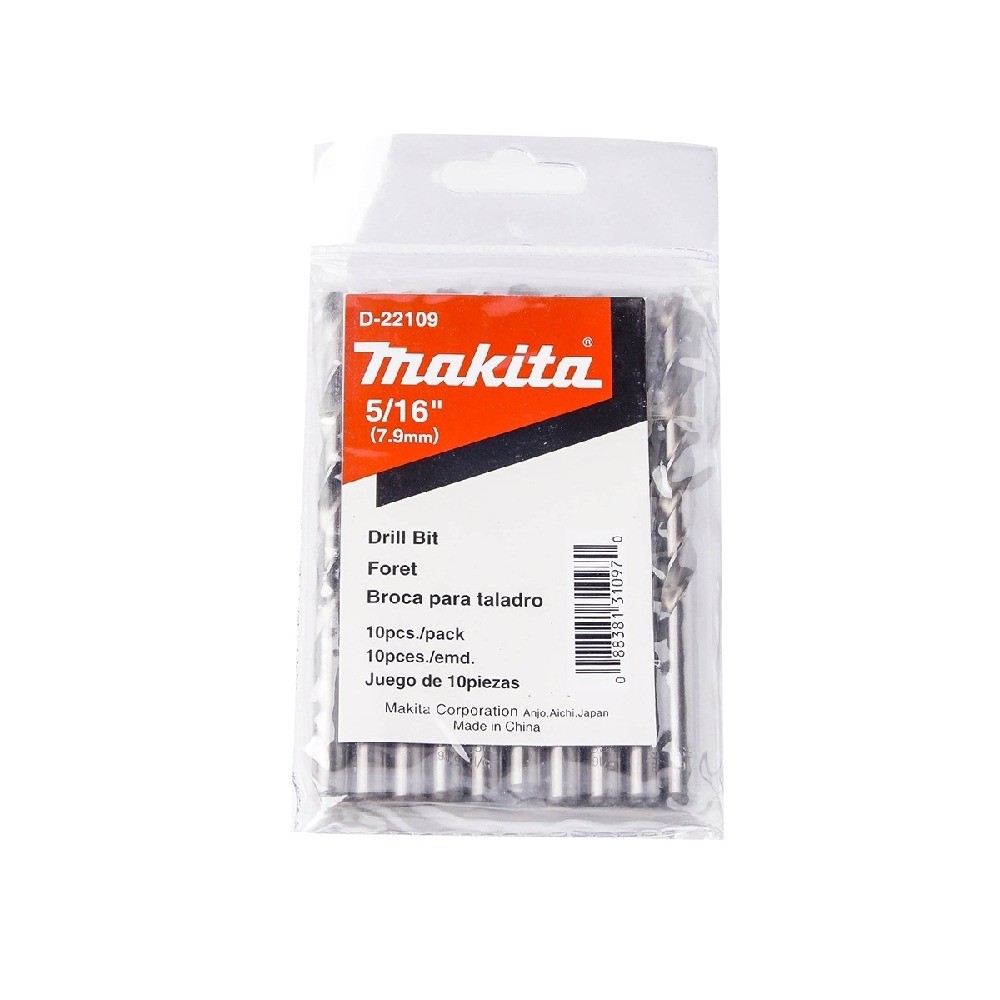 ดอกสว่านเจาะเหล็ก  MAKITA  D22109  HSSG ขนาด 516″x412″ นิ้ว