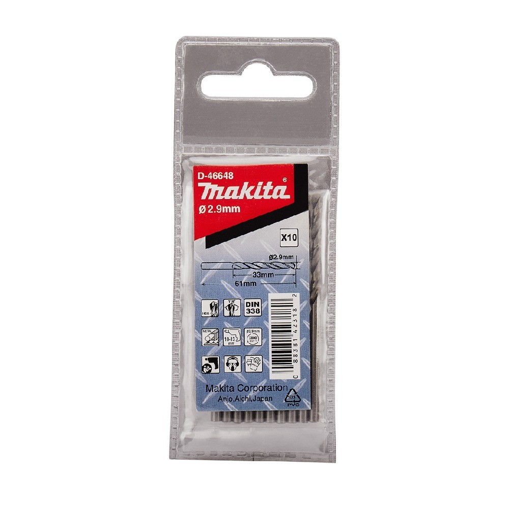 ดอกสว่านเจาะเหล็ก  MAKITA  D46648  HSSG ขนาด 290x61mm
