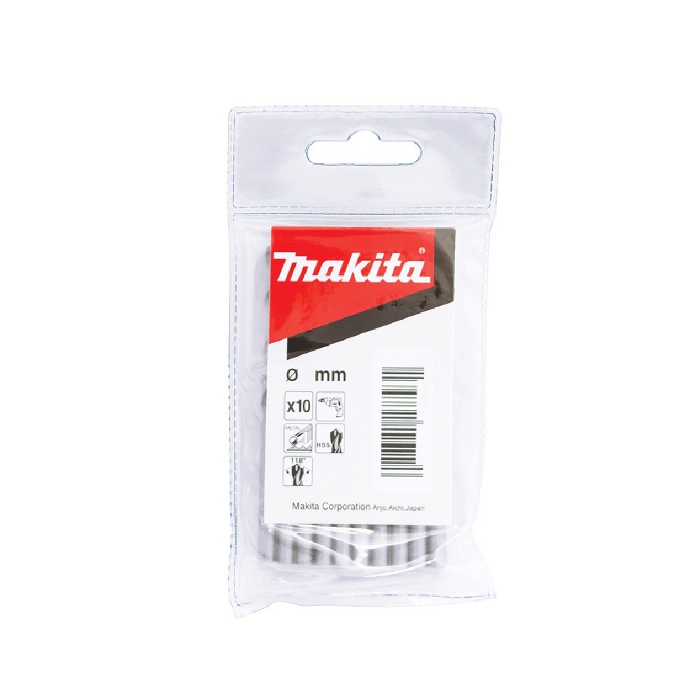 ดอกสว่านเจาะเหล็ก MAKITA D06460 HSSG ขนาด 725x109mm  10 ชิ้น 