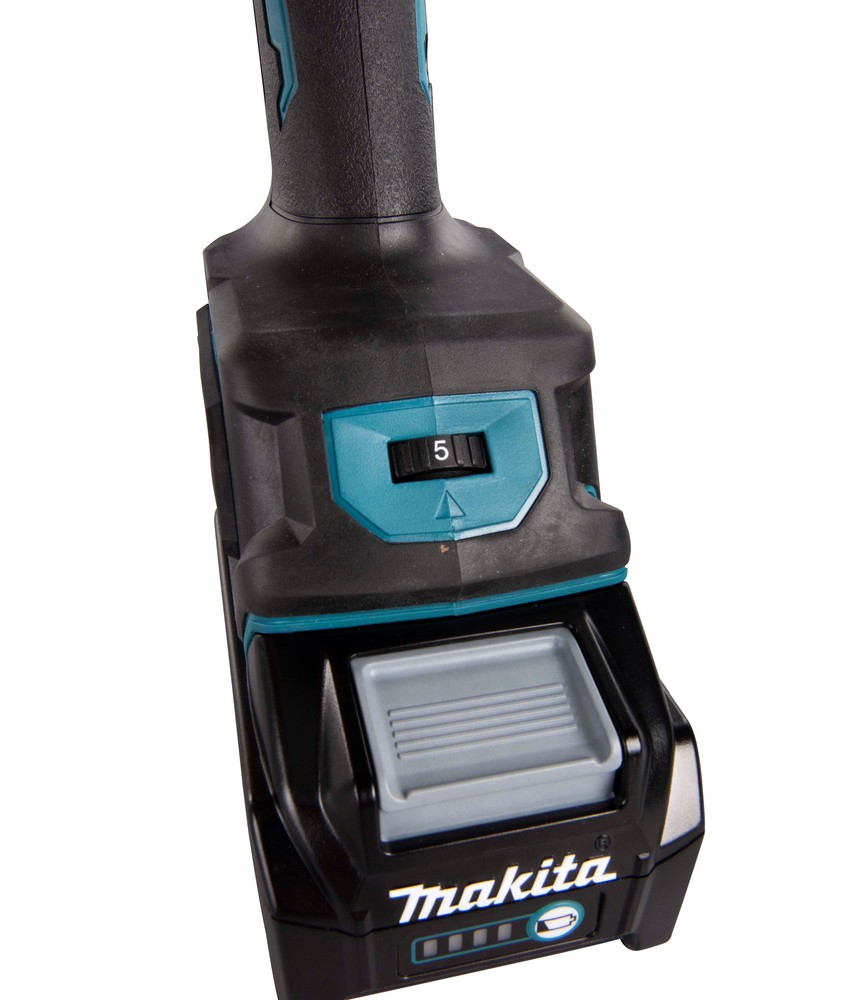 เครื่องเจียรไร้สาย ขนาด 5 นิ้ว MAKITA GA023GZ 40Vmax สวิตซ์สไลด์บน (ตัวเปล่า) Cordless angle grinder, size 5 inches, top slide switch (solo)