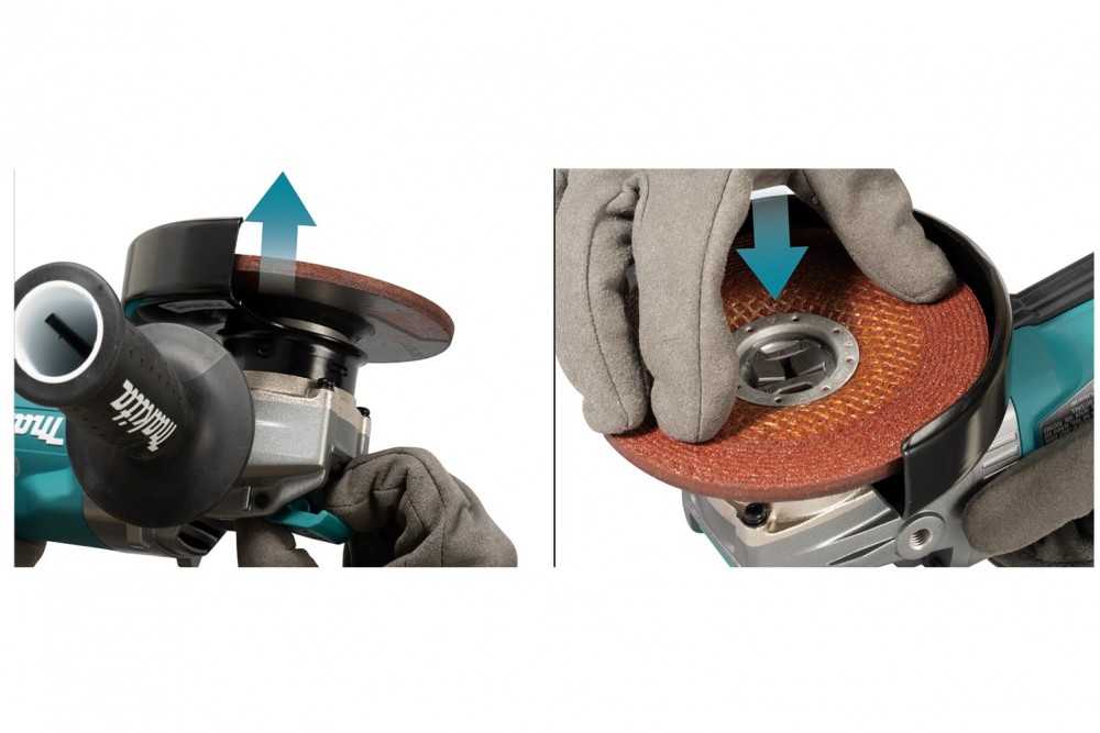 เครื่องเจียร์ไร้สาย ขนาด 5 นิ้ว MAKITA GA044GZ 40V สวิทบีบล่าง (ตัวเปล่า) 5 inch cordless angle grinder Paddle Switch Type (solo)