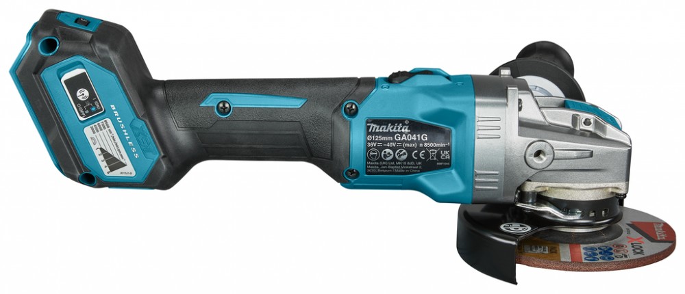 เครื่องเจียร์ไร้สาย ขนาด 5 นิ้ว MAKITA GA041GZ 40V (ตัวเปล่า) 5 inch cordless angle grinder (solo)
