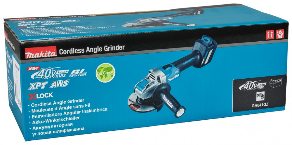 เครื่องเจียร์ไร้สาย ขนาด 5 นิ้ว MAKITA GA041GZ 40V (ตัวเปล่า) 5 inch cordless angle grinder (solo)