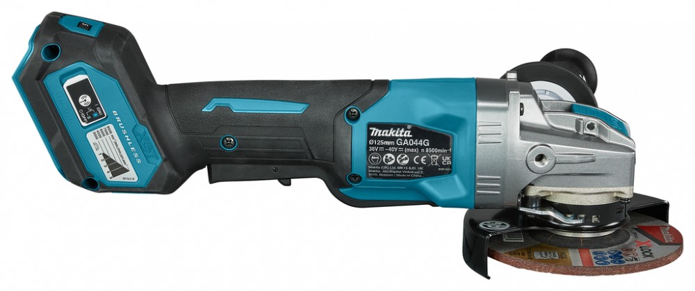 เครื่องเจียร์ไร้สาย ขนาด 5 นิ้ว MAKITA GA044GZ 40V สวิทบีบล่าง (ตัวเปล่า) 5 inch cordless angle grinder Paddle Switch Type (solo)
