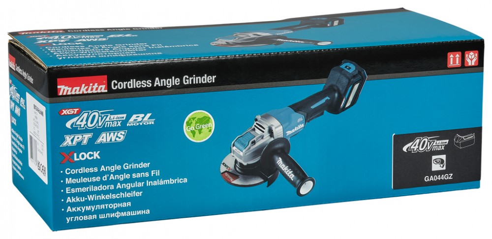 เครื่องเจียร์ไร้สาย ขนาด 5 นิ้ว MAKITA GA044GZ 40V สวิทบีบล่าง (ตัวเปล่า) 5 inch cordless angle grinder Paddle Switch Type (solo)