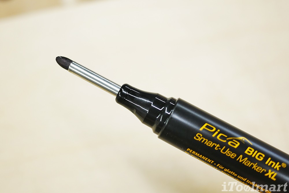 ปากกา มาร์คจุด PICA BIG Ink 170/46/SB สีดำ Smart-Use Marker XL