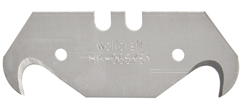 ใบมีดเอนกประสงค์ ตะขอ Wolfcraft 4189000 Profi-hook 0,65x51mm ชุด 5 ใบ