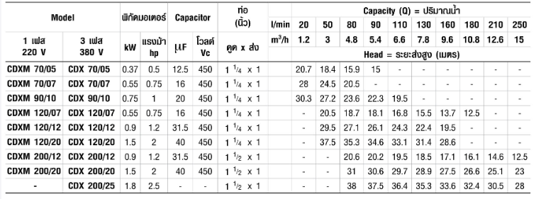 ปั๊มหอยโข่ง Ebara CDX-200/25 ปั๊ม SS304 ใบพัดเดี่ยว 3 สาย 380V 1 นิ้วครั้ง X 1 นิ้ว