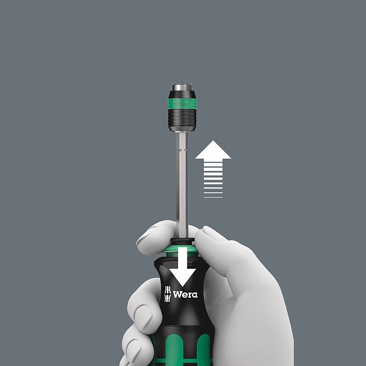 Wera 817 R SB Bitholding screwdriver, Rapi. quick-release chuck