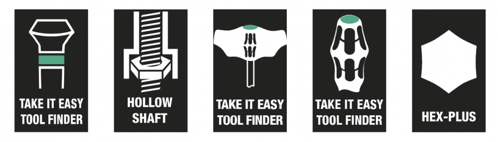 ชุดประแจหกเหลี่ยม Wera 9713 Foam insert Hex screwdriver set 1 05150104001 ชุด 12 ชิ้น