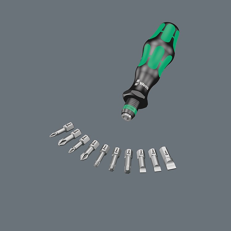 ชุดไขควง Wera Kraftform Kompakt 10 05056653001 (10 ชิ้น)
