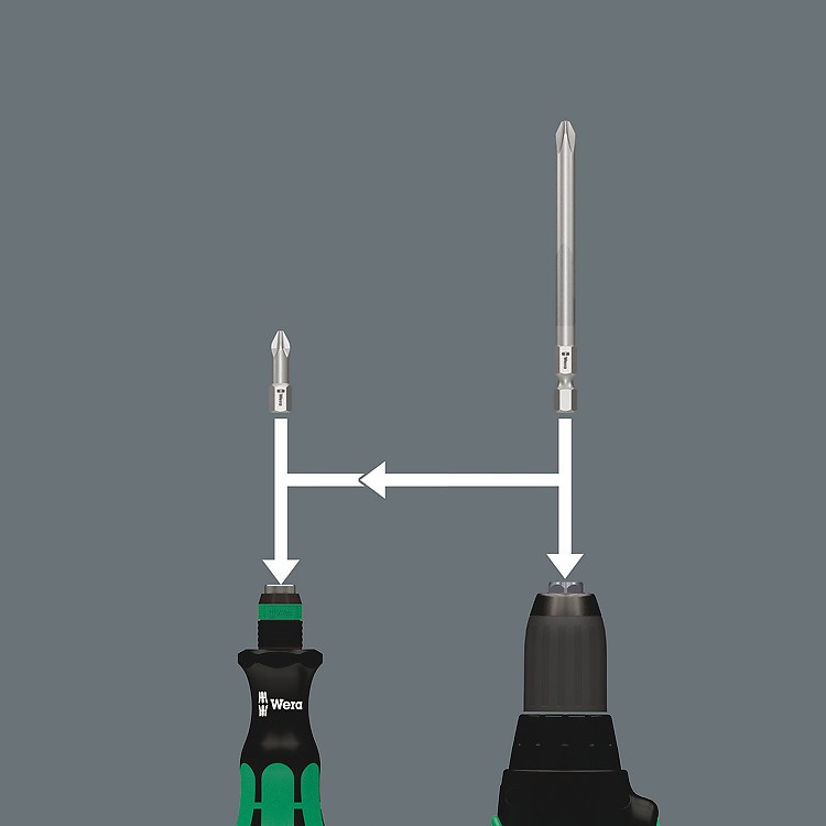 ชุดไขควง Wera Kraftform Kompakt 10 05056653001 (10 ชิ้น)