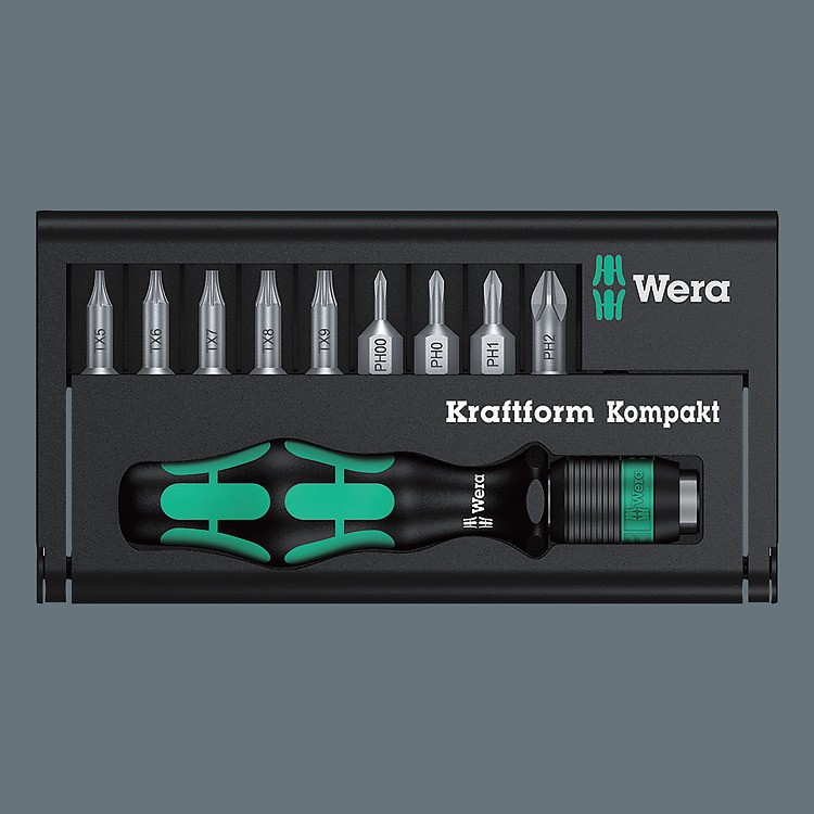 ชุดไขควง Wera Kraftform Kompakt 10 05056653001 (10 ชิ้น)