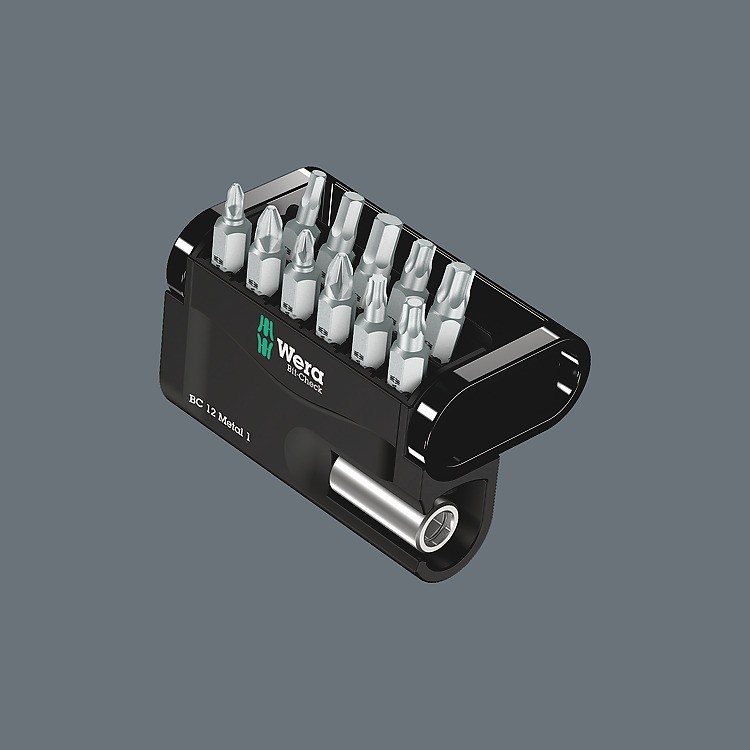 ชุดดอกไขควง Wera Bit-Check 12 Metal 1 05057424001 ชุด 12 ชิ้น