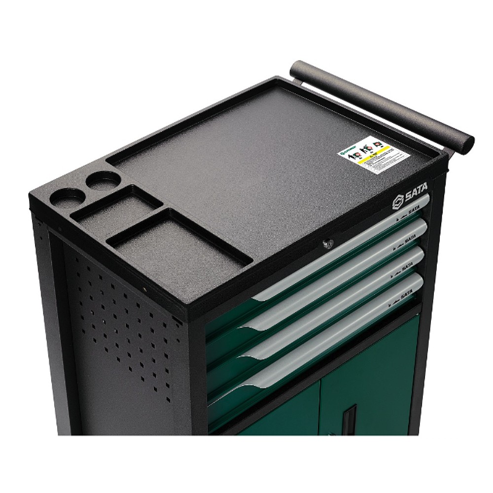 ชุดตู้เครื่องมือช่าง SATA SCAE09948 ขนาด 4 ชั้น พร้อมเครื่องมือ 68 ชิ้น