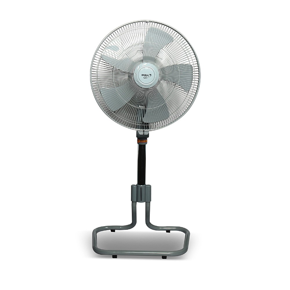 พัดลมอุตสาหกรรม แบบตั้งพื้น MIRA M187 ขนาด 18 นิ้ว สีเทา ปรับระดับได้