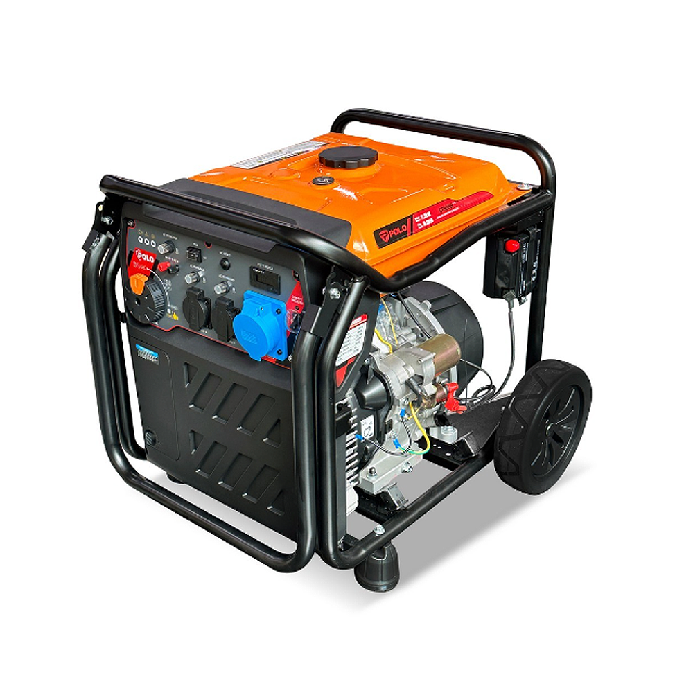 เครื่องปั่นไฟ เบนซิน POLO GT9000I กำลังไฟ 7 2 Kw  เครื่องยนต์ 16 แรงม้า 